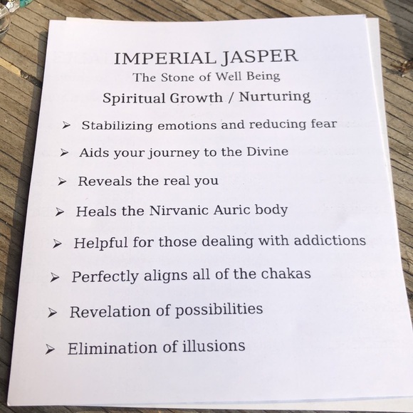 Hand made bracelet Imperial Jasper with magnetic clasp - Picture 3 of 3